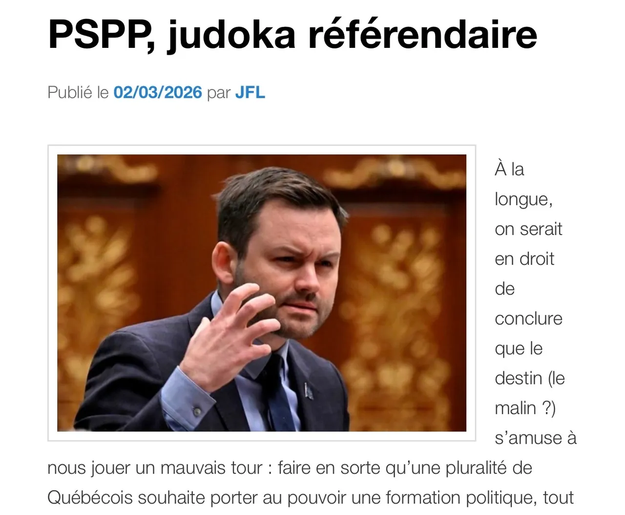 Une consultation responsable