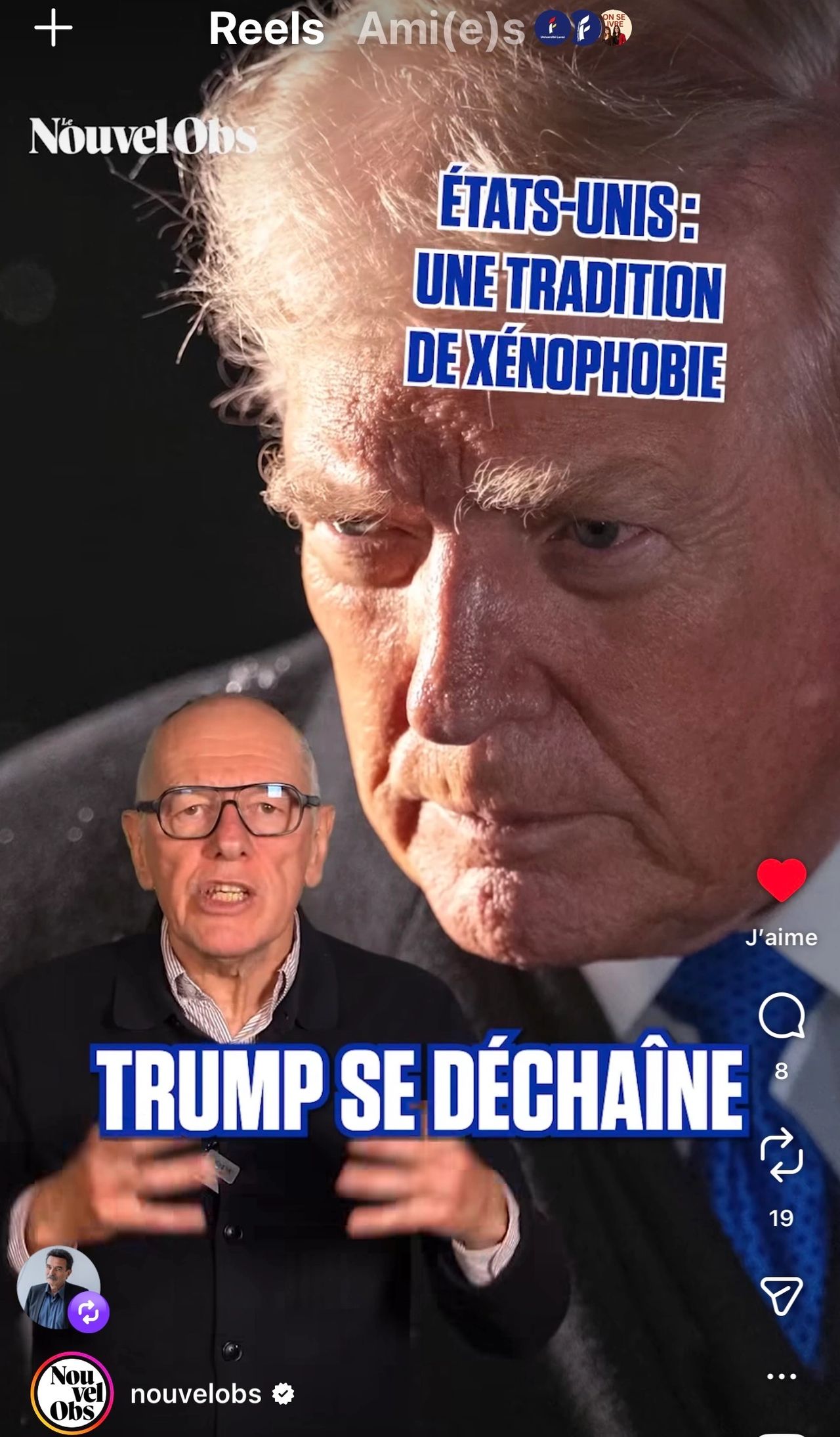 Capture d’écran d’une publication sur un réseau social. Cliquez sur l’image pour y accéder.