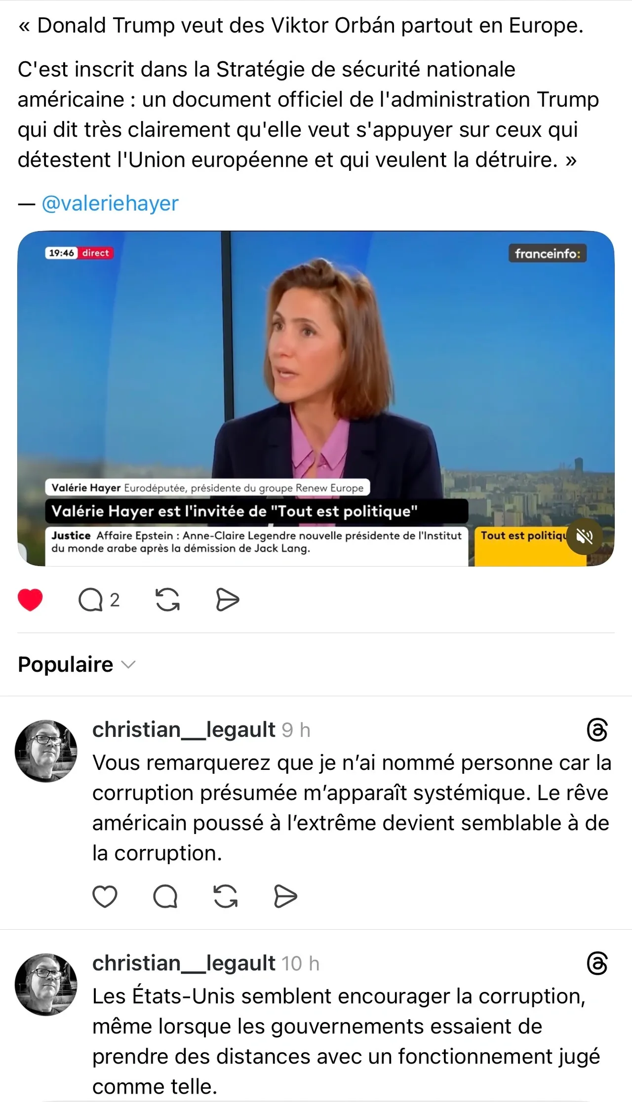 Le rêve américain en spirale