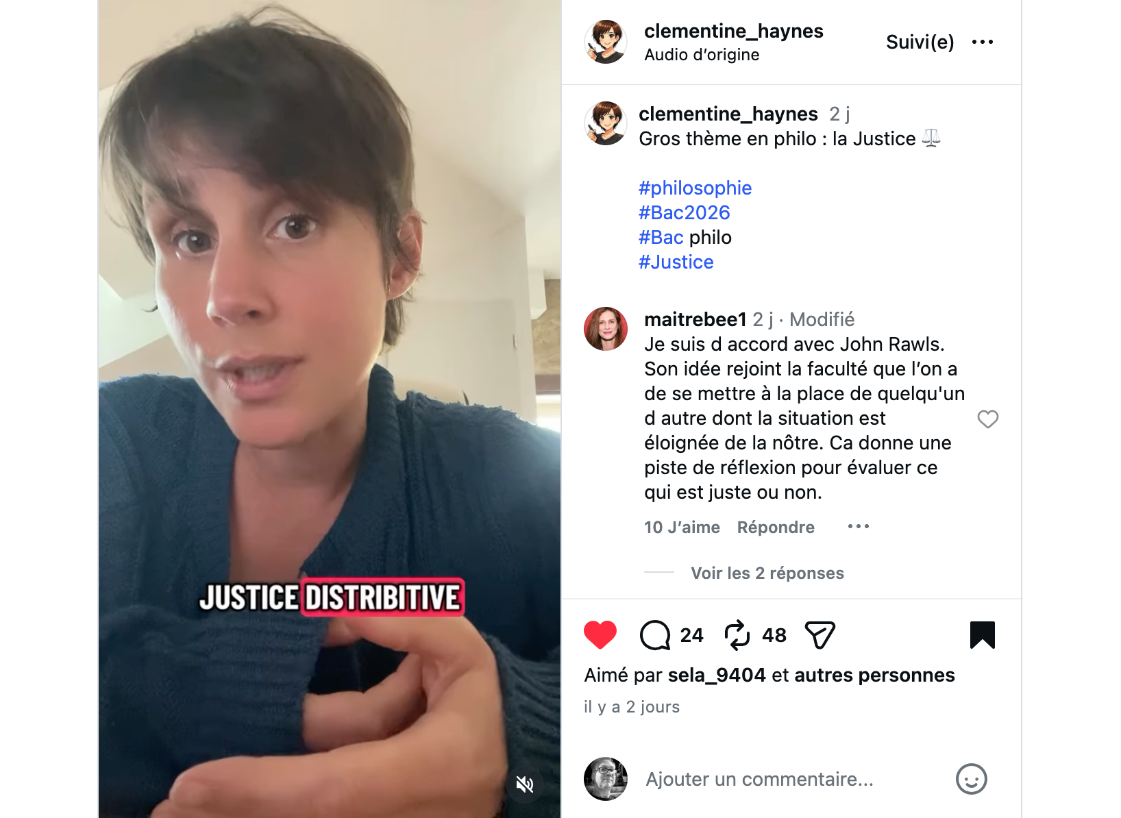 Ma vision de la justice