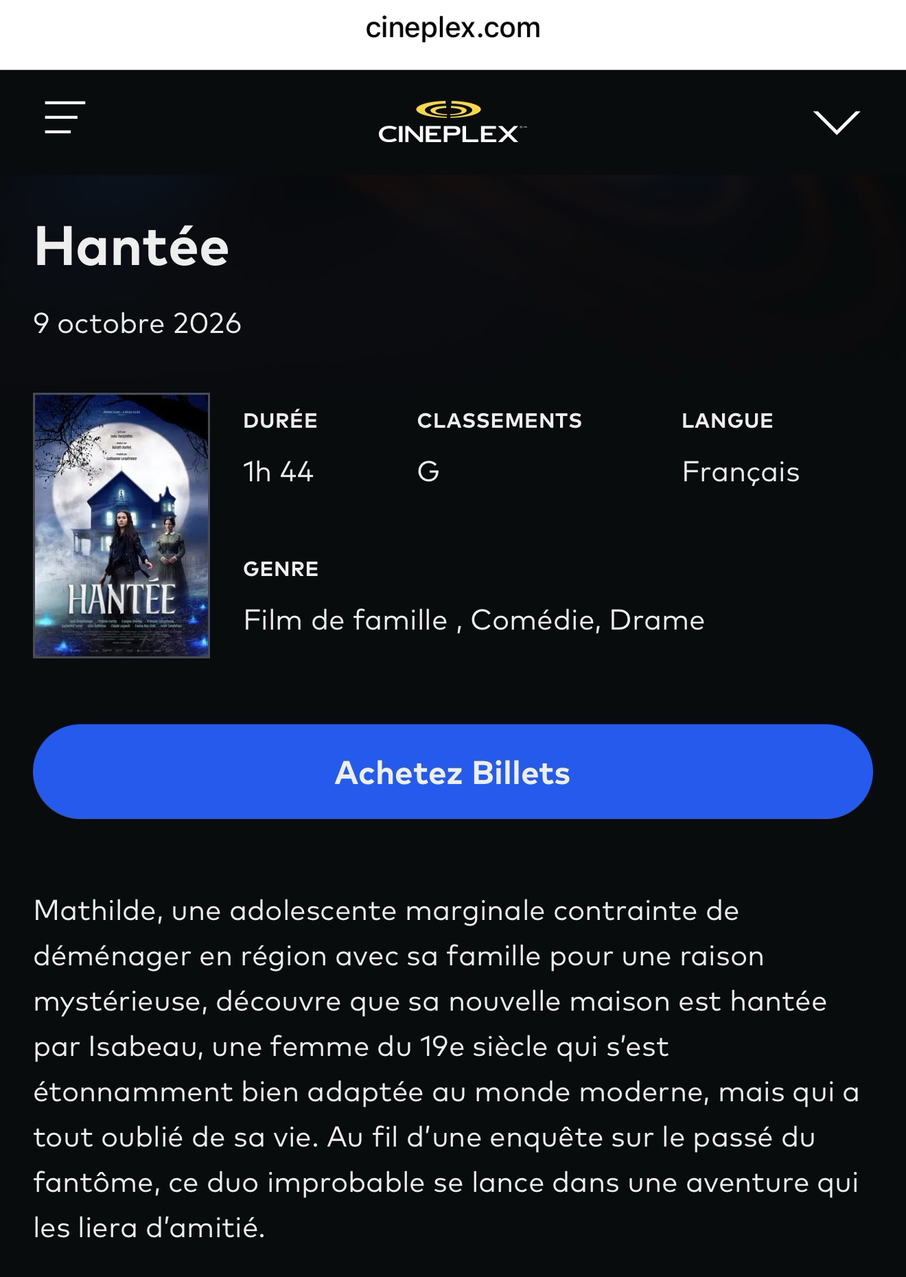 La vie hantée