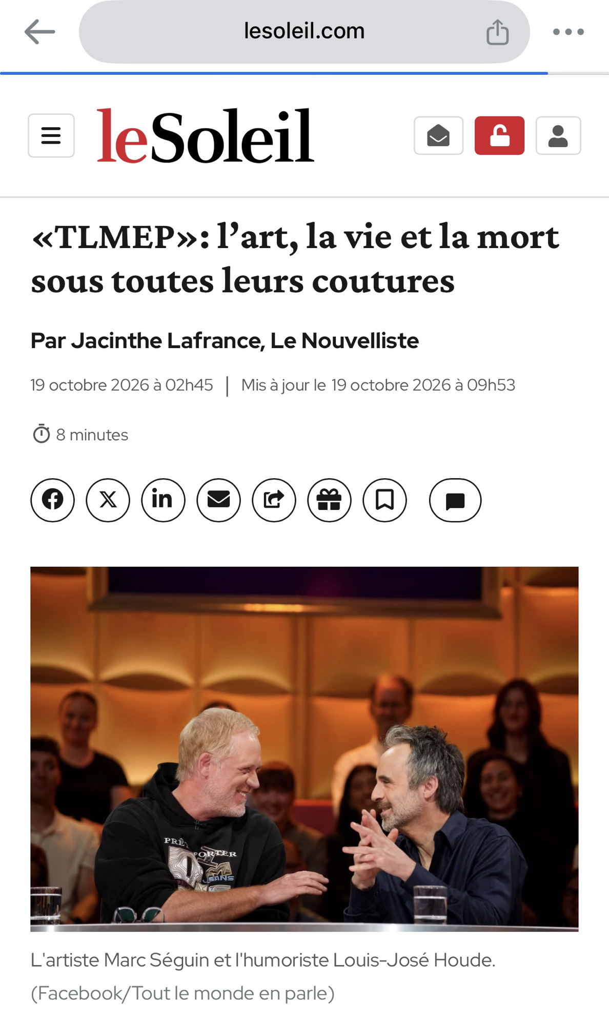 « Sophie, la vie, la mort », une inspiration
