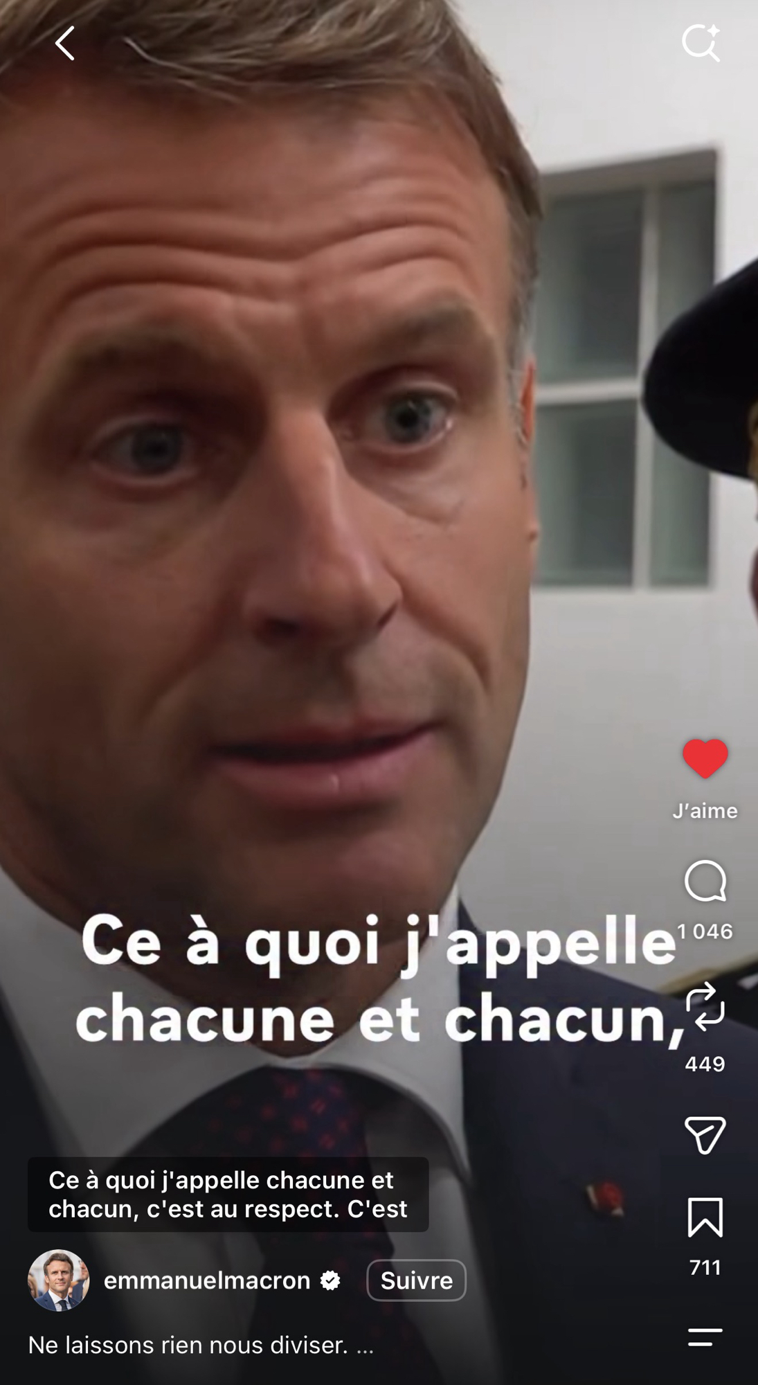 Entrevue expérimentale avec Emmanuel Macron